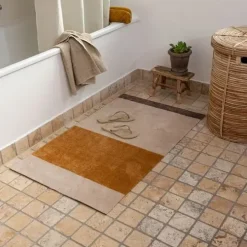 - Løber - Stripes Horizon - Ivory-Dijon-Brown - 90x200 cm*Tica Copenhagen Sale