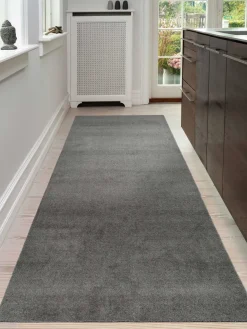 - Løber - Unicolor - Steelgrey/Grå - 100x300 cm*Tica Copenhagen Best