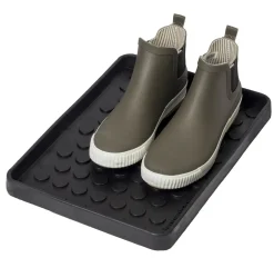 - Skobakke - Sort Gummi - Dot Design - Small - 38x28 cm^Tica Copenhagen