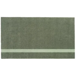- Smudsmåtte - Stripes Vertical - Lysegrøn/Støvet - 60x90 cm*Tica Copenhagen Hot