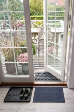 - Smudsmåtte - Ensfarvet - Grå - 40x60 cm*Tica Copenhagen Online