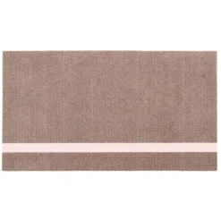 - Smudsmåtte - Stripes Vertical - Lyserød/Sand - 90x200 cm^Tica Copenhagen Clearance