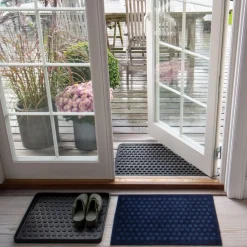 - Smudsmåtte - Dots - Mørkeblå - 40x60 cm^Tica Copenhagen Outlet