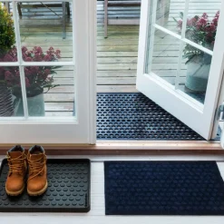 - Smudsmåtte - Dots - Mørkeblå - 40x60 cm^Tica Copenhagen Outlet