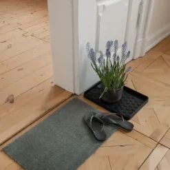 - Smudsmåtte - Ensfarvet - Dusty green/støvet grøn - 40x60 cm^Tica Copenhagen Online