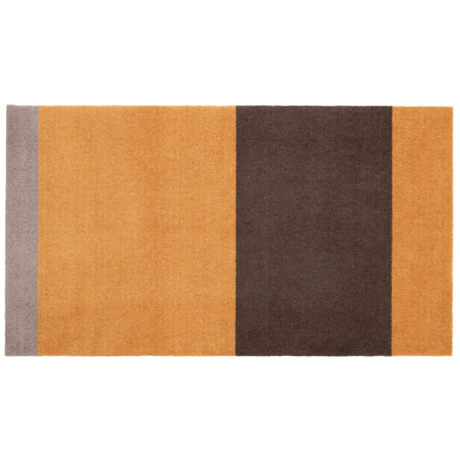 - Smudsmåtte - Stripes Horizon - Dijon/Brun/Sand - 40x60 cm*Tica Copenhagen Outlet