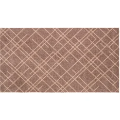 - Smudsmåtte - Lines - Sand - 67x120 cm*Tica Copenhagen Online