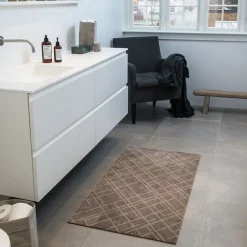 - Smudsmåtte - Lines - Sand - 67x120 cm*Tica Copenhagen Online