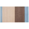 - Smudsmåtte - Stripes Horizon - Lyseblå/Ivory/Sand - 67x120 cm*Tica Copenhagen Online