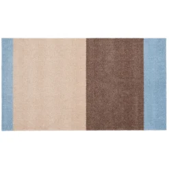 - Smudsmåtte - Stripes Horizon - Lyseblå/Ivory/Sand - 40x60 cm^Tica Copenhagen Online