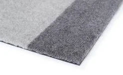 - Smudsmåtte - Stripes Horizon - Steelgrey/Lysegrå - 90x200 cm*Tica Copenhagen Best