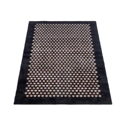 - Smudsmåtte - Dots - Sort/Sand - 67x120 cm*Tica Copenhagen New