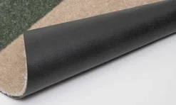 - Smudsmåtte - Stripes Horizon - Grøn/Ivory/Bordeaux - 60x90 cm*Tica Copenhagen Discount