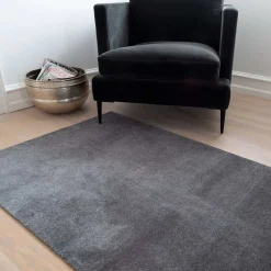 - Smudsmåtte - Ensfarvet - Grå - 90x130 cm^Tica Copenhagen