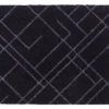 - Smudsmåtte - Lines - Sort/grå - 67x250 cm*Tica Copenhagen Discount