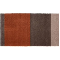 - Smudsmåtte - Stripes Horizon - Brun/Sand/Terracota - 40x60 cm^Tica Copenhagen Discount