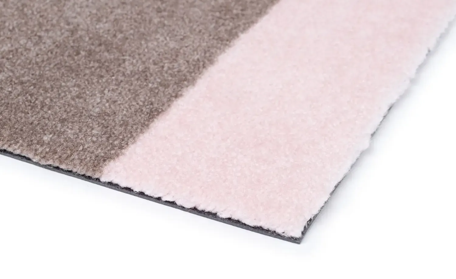 - Smudsmåtte - Stripes Horizon - Sand/Lyserød - 90x200 cm*Tica Copenhagen Clearance