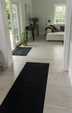 - Smudsmåtte - Ensfarvet - sort - 67x200 cm^Tica Copenhagen Outlet