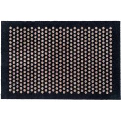 - Smudsmåtte - Dots - Sort/Sand - 60x90 cm*Tica Copenhagen New