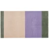 - Smudsmåtte - Stripes Horizon - Lilla/Ivory/Grøn - 60x90 cm^Tica Copenhagen Outlet