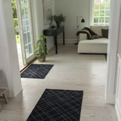 - Smudsmåtte - Lines - Sort/grå - 67x200 cm^Tica Copenhagen Outlet