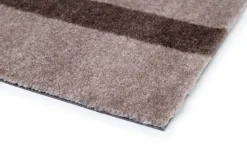 - Smudsmåtte - Stripes Vertical - Brun/Sand - 40x60 cm*Tica Copenhagen Best