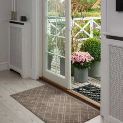 - Smudsmåtte - Lines - Sand/beige - 90x130 cm^Tica Copenhagen Hot