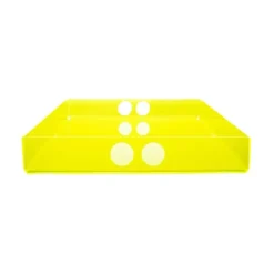 Tray bakke i neon gul fra (stor) - neonyellow (29 x 41 cm)*Neon living Outlet