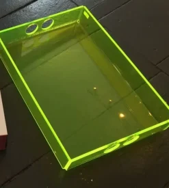 Tray bakke i neon gul fra (lille) - neonyellow (21 x 29 cm)^Neon living Discount