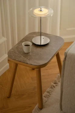 - Bordlampe - Asteria Move - Glas/stål - Ø20 cm*Umage Online