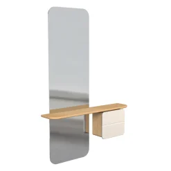 - Entrespejl - One More Look - Hvid og Eg*Umage Online