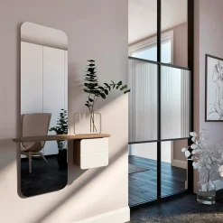 - Entrespejl - One More Look - Hvid og Eg*Umage Online