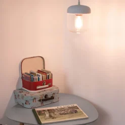 - Lampe - Acorn - Hvid med børstet kobber*Umage New