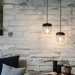 - Lampe - Acorn black polished steel*Umage