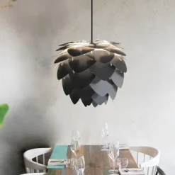 - Lampeskærm - Aluvia Pendel - Anthracite grey - Medium Ø59 cm*Umage New