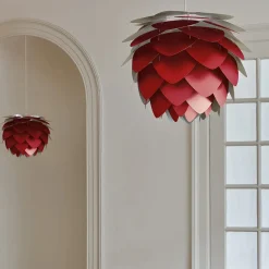 - Lampeskærm - Aluvia Pendel - Ruby red - Mini Ø40 cm*Umage Best