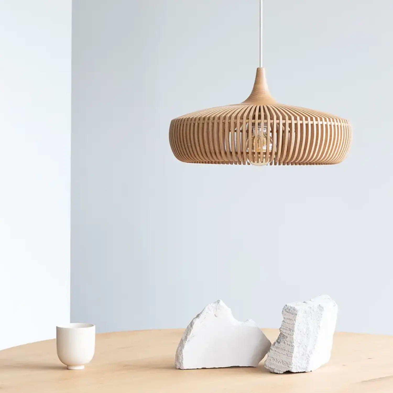 - Lampeskærm - Clava Dine Wood - Oak*Umage Sale