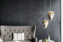 - Lampeskærm - Conia - Børstet messing - Mini*Umage Best