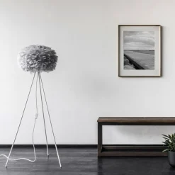 - Lampeskærm - Eos - Lys Grå fjer - Medium*Umage Discount