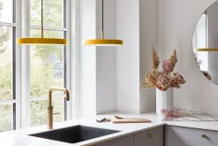 - Pendel - Asteria - Ståltop/Saffron yellow - Mini Ø31 cm^Umage Outlet