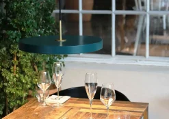 - Pendel - Asteria - Ståltop/Forest green - Mini Ø31 cm^Umage Discount