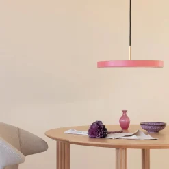 - Pendel - Asteria - Ståltop - Nuance rose - Medium Ø43 cm^Umage Outlet