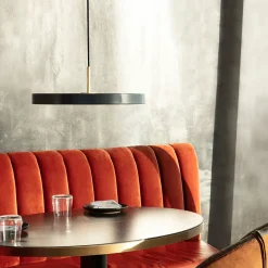 - Pendel m/ messingtop - Asteria - Anthracite grey - Medium*Umage New