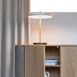 - Table bordlampe - Asteria - Pearl white (Ø31 cm)^Umage Hot