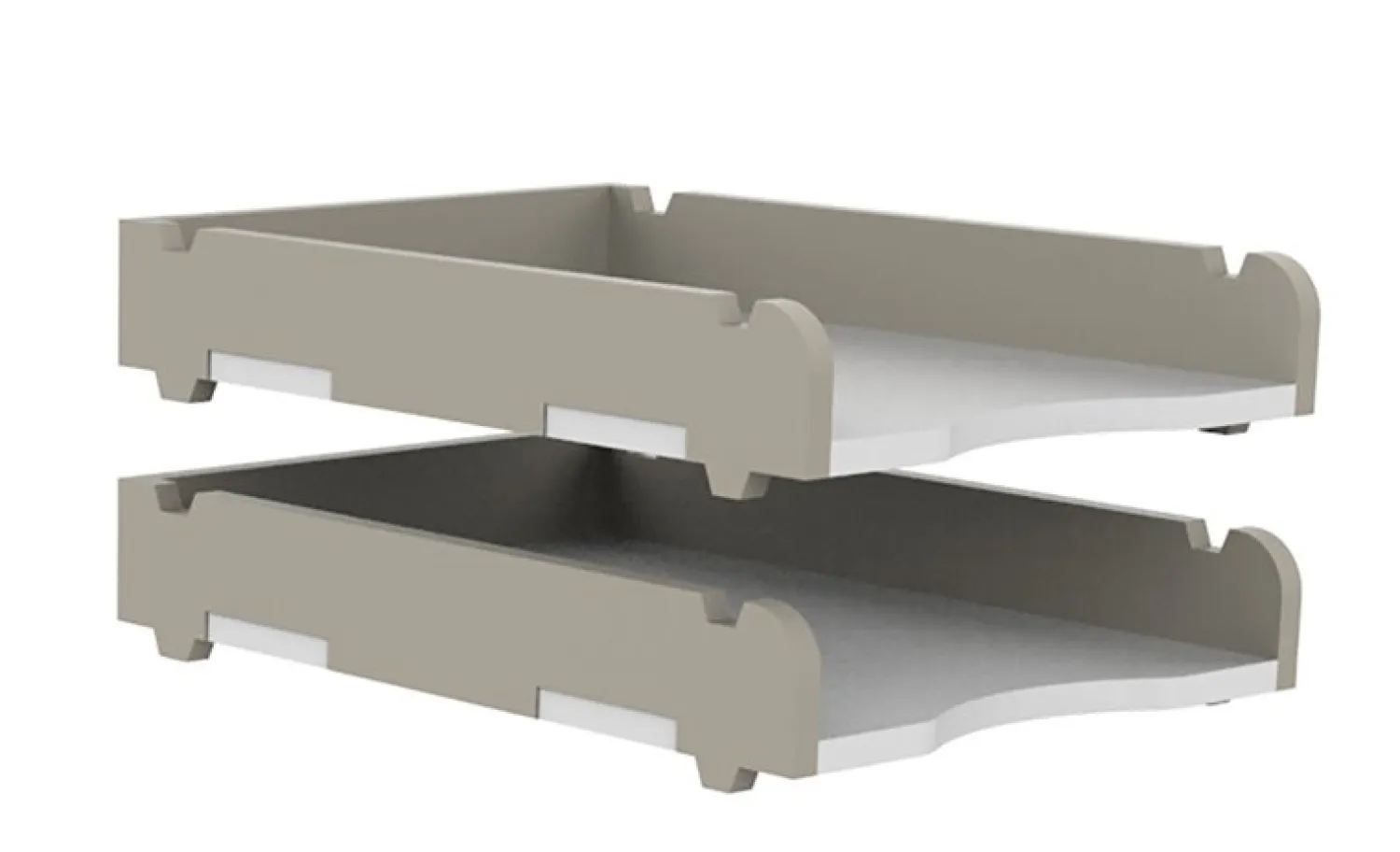 - Brevbakke - Stabelbar - STOLL PET - Grå (1 stk.)^Unilux Clearance