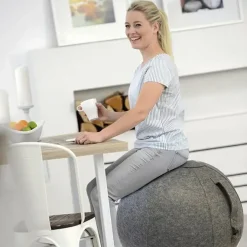 - Ergonomisk Siddebold - ERGO SPHERE Balancebold - Grå^Unilux Best
