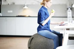 - Ergonomisk Siddebold - ERGO SPHERE Balancebold - Grå^Unilux Best