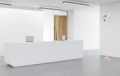 - Stumtjener - BORA - Bambus/Hvid*Unilux Discount