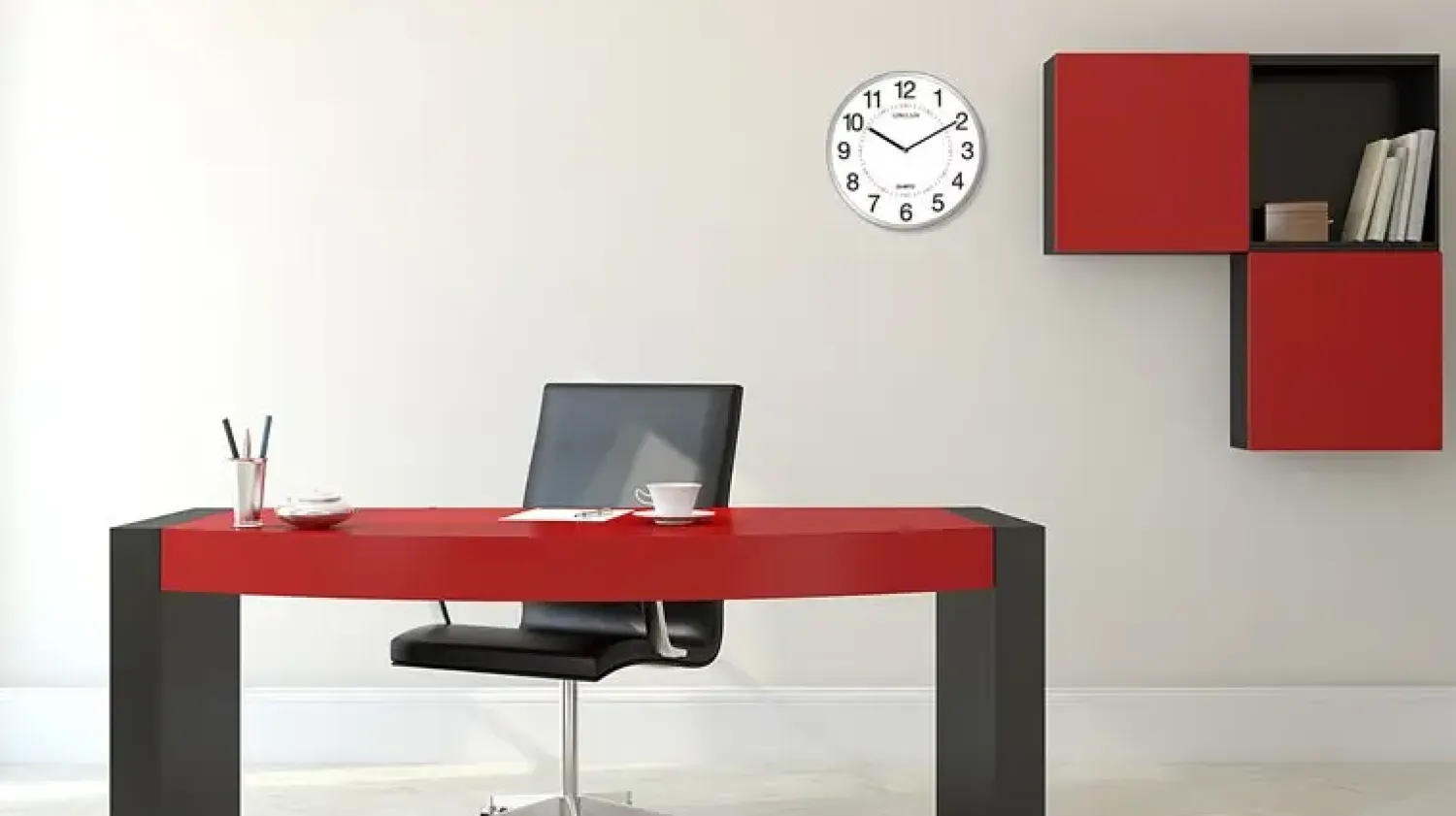 - Væg Ur - ARIA - Metal grå^Unilux Online