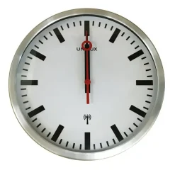 - Væg Ur - Stationsur - Metal grå - ø35 cm^Unilux Hot